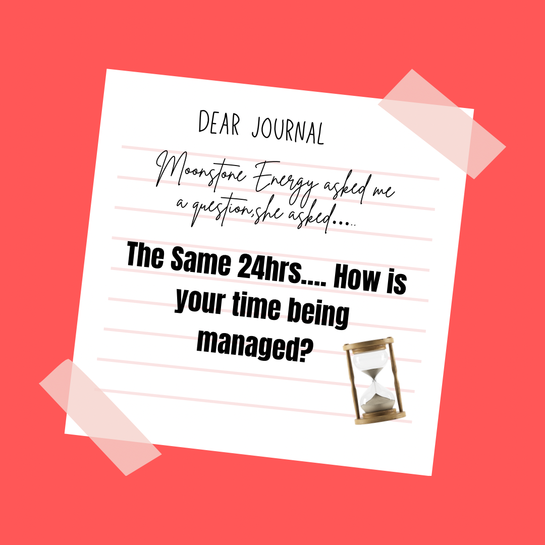 The Same 24hrs...How is Your Time Being Managed? - Moonstone Energy 